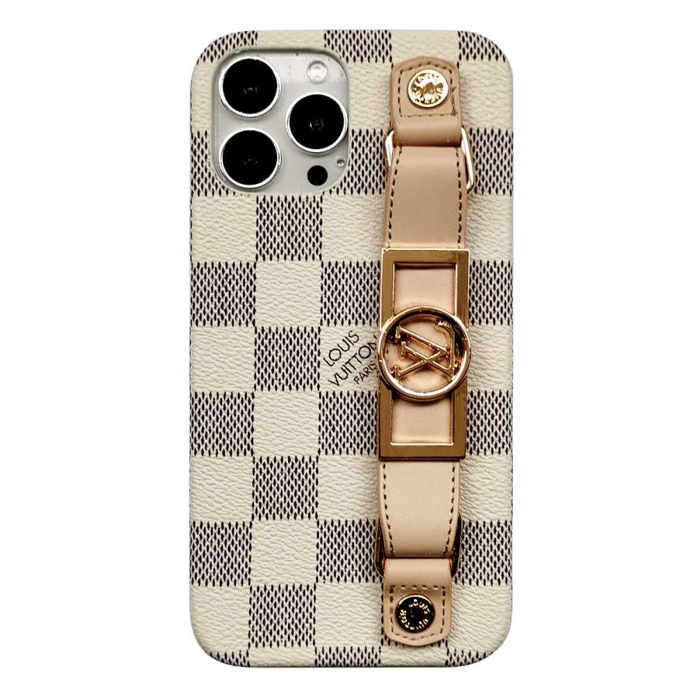 LUXURY LEATHER LV WRIST BAND IPHONE CASE